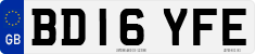 License plate of the United Kingdom, 2001 year system
