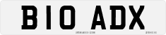License plate of the United Kingdom, 1983 year system