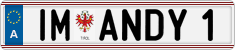 License plate of Austria, Vanity Plates