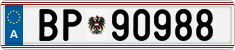 License plate of Austria, Official services and consulates