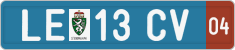 License plate of Austria, Provisional