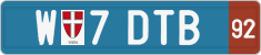 License plate of Austria, Provisional
