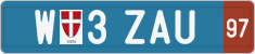 License plate of Austria, Provisional