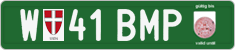 License plate of Austria, Export transit plates