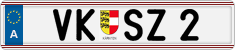License plate of Austria, Vanity Plates