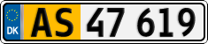 License plate of Denmark, Lower-taxed commercial vehicles