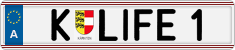 License plate of Austria, Vanity Plates