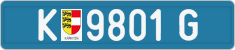 License plate of Austria, Dealer