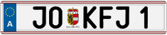License plate of Austria, Vanity Plates