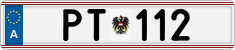 License plate of Austria, Official services and consulates