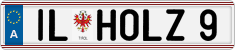 License plate of Austria, Vanity Plates