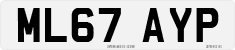 License plate of the United Kingdom, 2001 year system