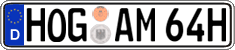 German license plate, Plates for oldtimers (type 