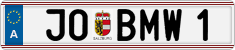 License plate of Austria, Vanity Plates