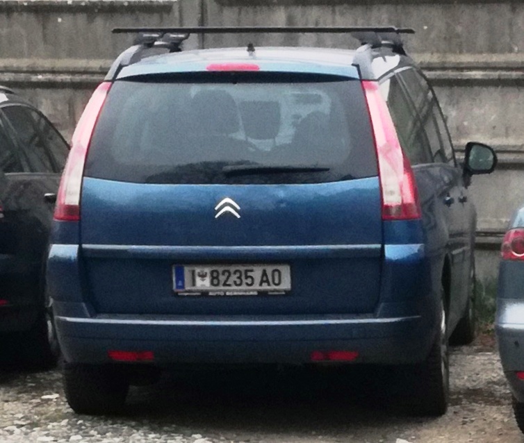 I 8235 AO, Citroёn C4 Picasso/SpaceTourer 1st gen Grand (UA), 2006–2013