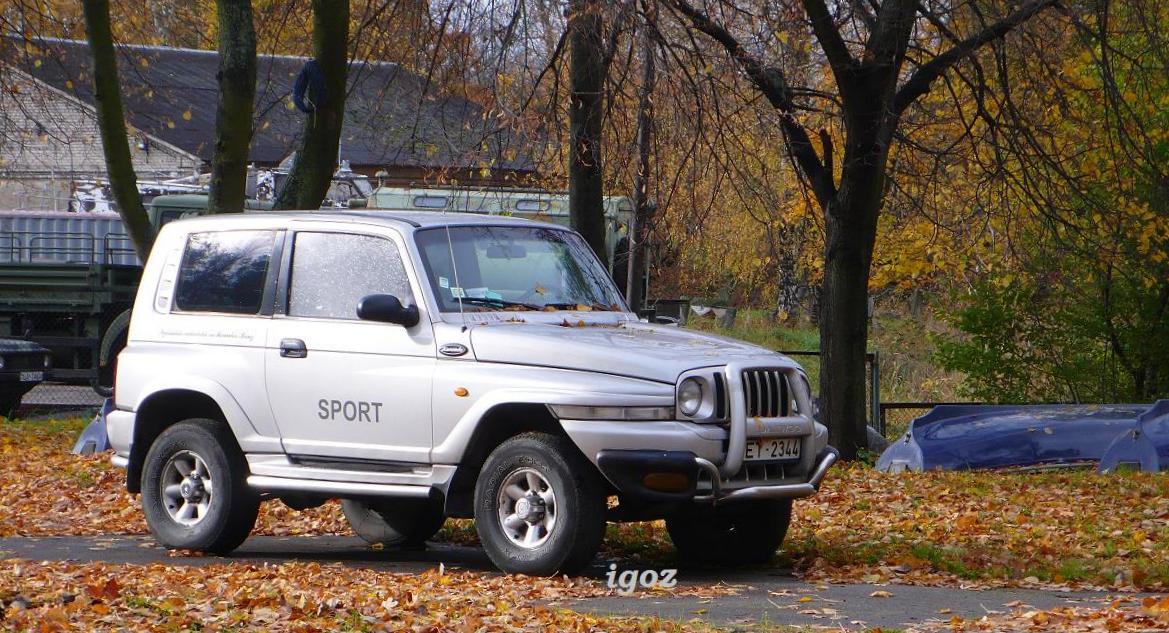 ET-2344, Daewoo Korando 1st gen SUV, 1999–2001