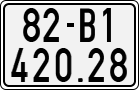 License plate of Vietnam, Motorcycles