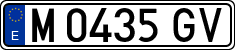 License plates of Spain, 1971 year series