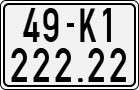 License plate of Vietnam, Motorcycles
