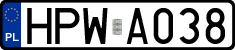 License plates of Poland, Authorities