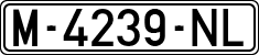 License plates of Spain, 1971 year series