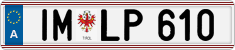 License plate of Austria, Vanity Plates