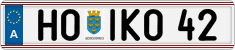 License plate of Austria, Vanity Plates