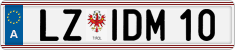 License plate of Austria, Vanity Plates