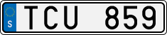 License plate of Sweden, Regular plates