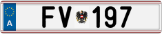 License plate of Austria, Official services and consulates