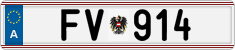 License plate of Austria, Official services and consulates