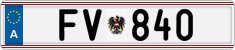 License plate of Austria, Official services and consulates