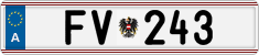 License plate of Austria, Official services and consulates