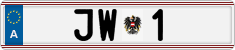 License plate of Austria, Official services and consulates