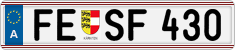 License plate of Austria, Vanity Plates