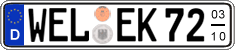 German license plate, Seasonal plates