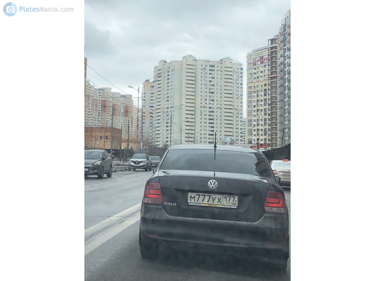 м 777 ух 177, Volkswagen Polo 5th gen Sedan (A05), 2010­–2015