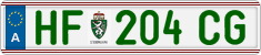 License plate of Austria, Regular plates