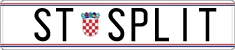 License plate of Croatia, Vanity Plates