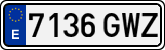 License plates of Spain, Ordinary (2000)