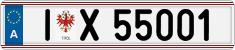 License plate of Austria, Vanity Plates
