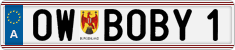 License plate of Austria, Vanity Plates
