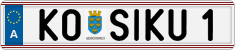 License plate of Austria, Vanity Plates