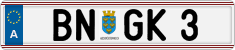 License plate of Austria, Vanity Plates