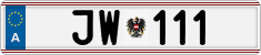 License plate of Austria, Official services and consulates