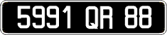 French license plate, FNI
