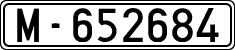 License plates of Spain, 1900 year series