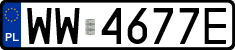 License plates of Poland, Regular car plates