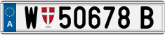 License plate of Austria, Regular plates