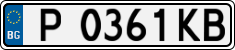 License plate of Bulgaria, Cars